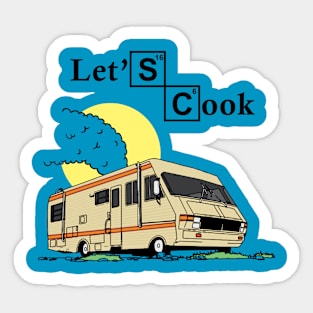 Let's Cook - Funny Breaking Bad RV Sticker